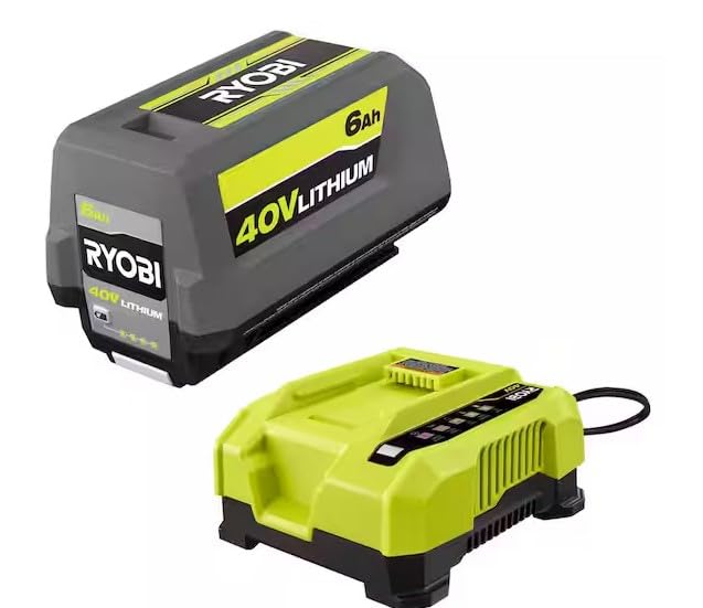 40V Lithium-ION 6.0 AH Battery and Rapid Charger U107502