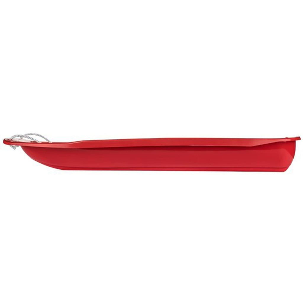 48 Inch Plastic Snow Toboggan Sled with Pull Rope S240526