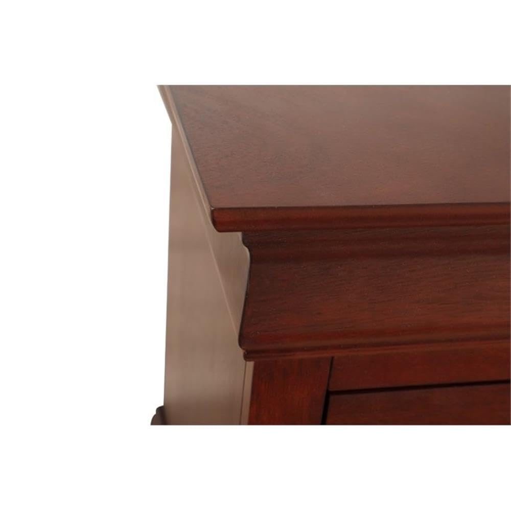 2 Drawer Wood Nightstand X432395