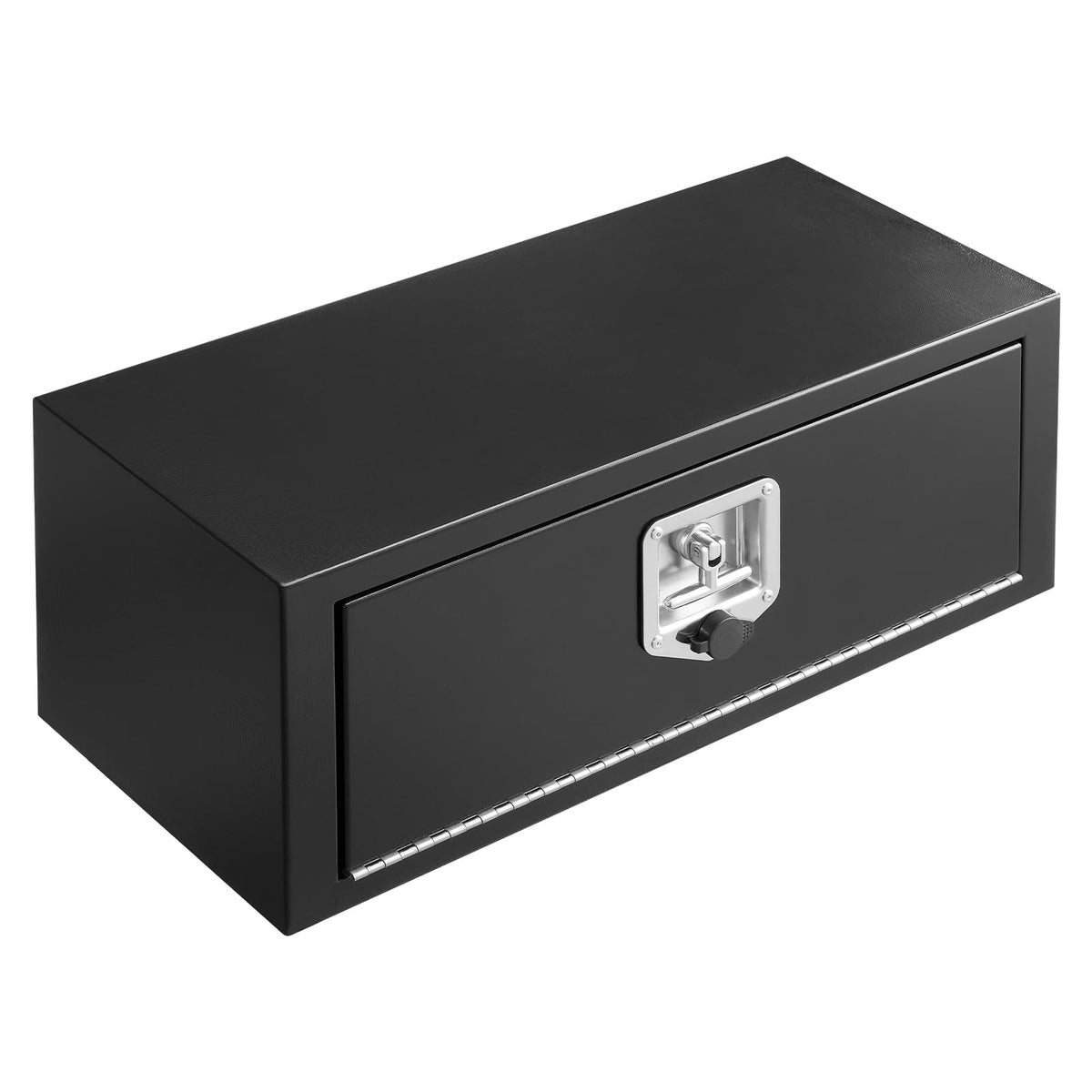 Underbody Truck Tool Box 27 x 10 x 10 Inch Heavy Duty Steel with Lock & Keys Black B6910
