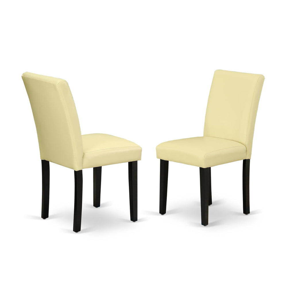 PU Leather Accent Chair with Black Legs J342