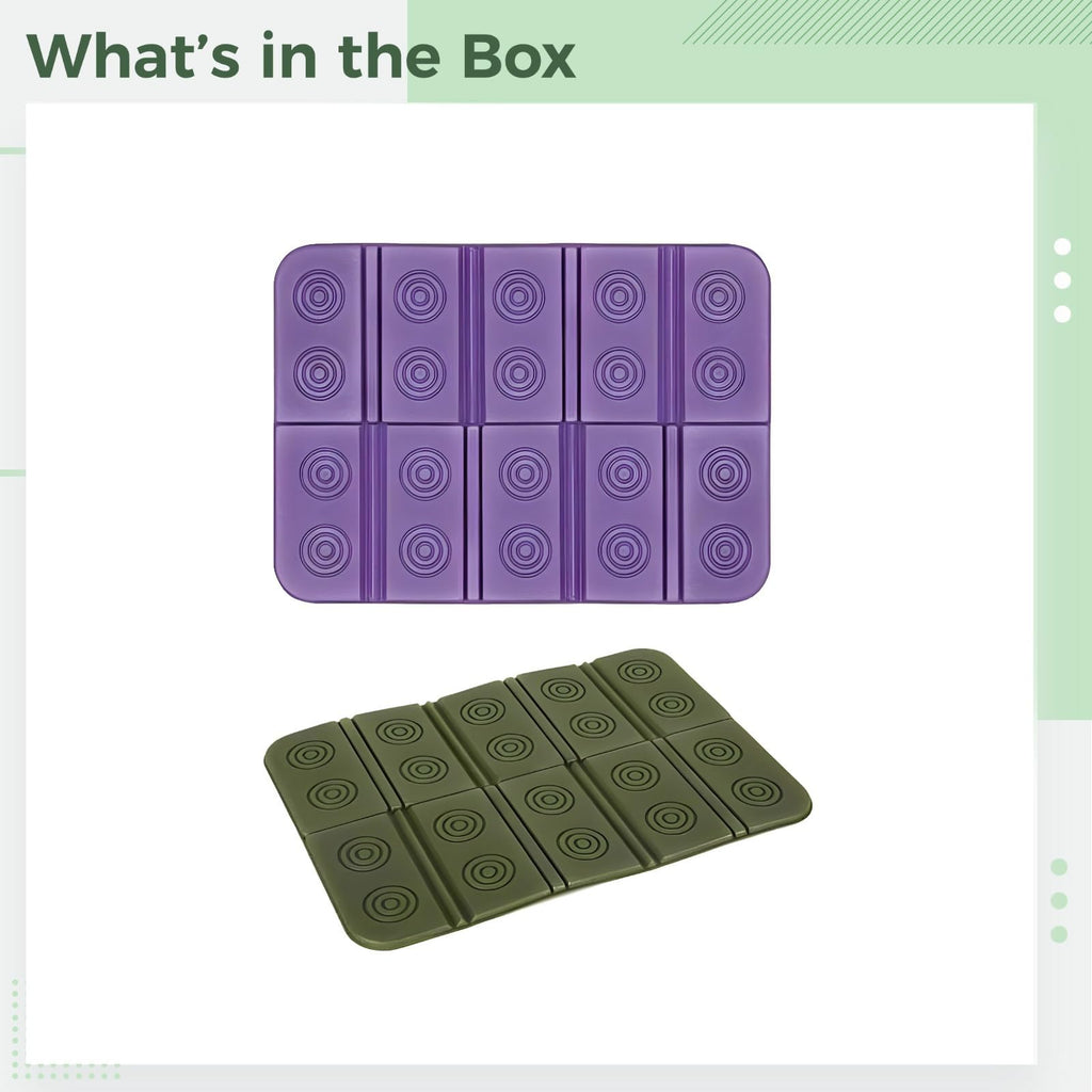 2 Pcs Waterproof Folding Foam Mats L81587