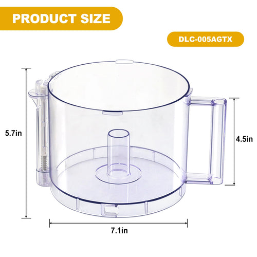 14-Cup Food Processor Work Bowl with Gray Handle F364329