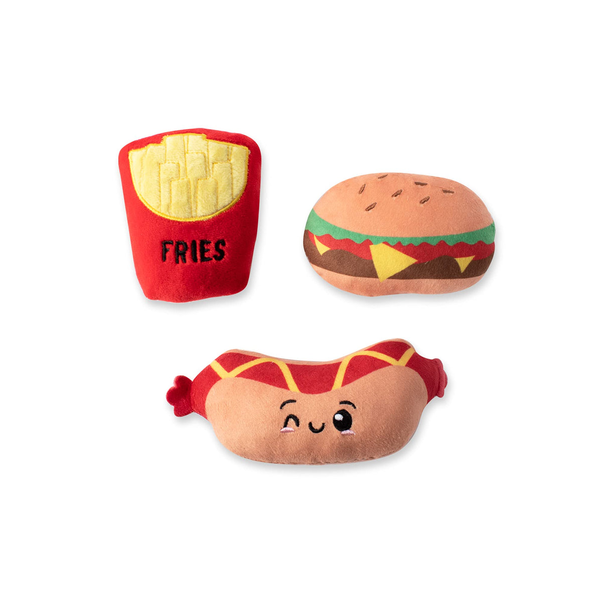 Plush Dog Toy Set 3 Piece Set P67743