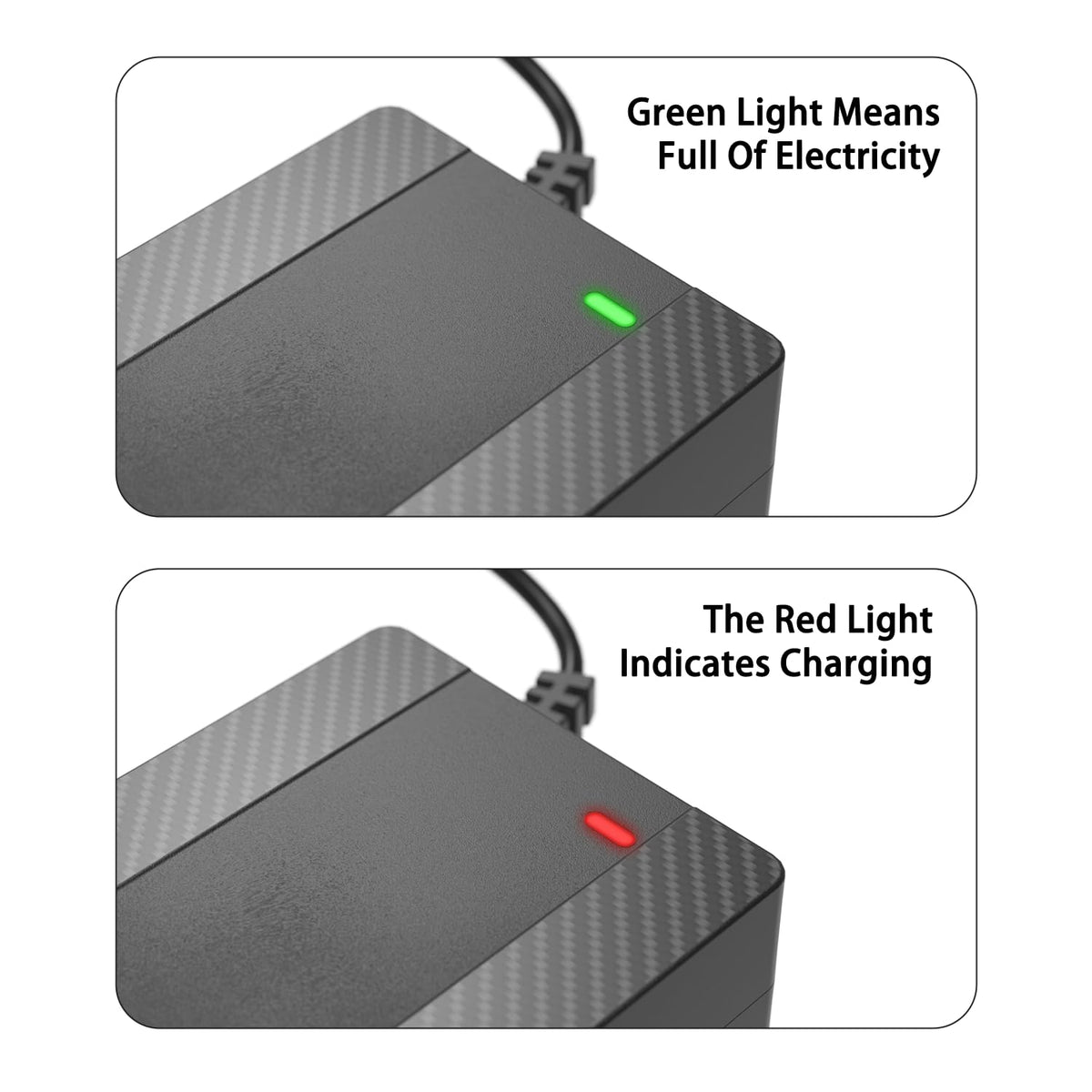 42V 2A Electric Scooter Charger with 7-in-1 Plugs J7536