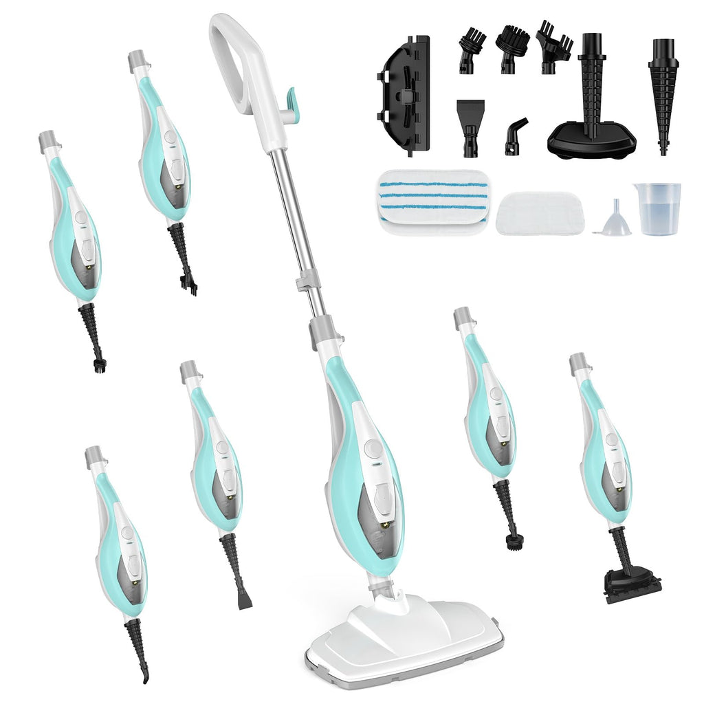 1550W Detachable Handheld Steam Mop with 2 Reusable Pads W77646