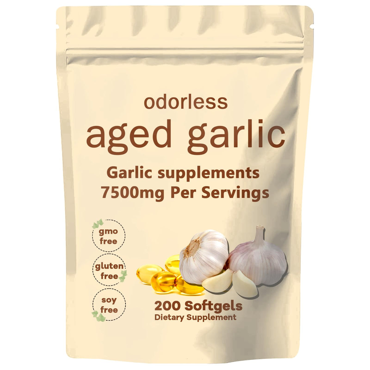Aged Garlic Extract Softgels 200 Count D32612
