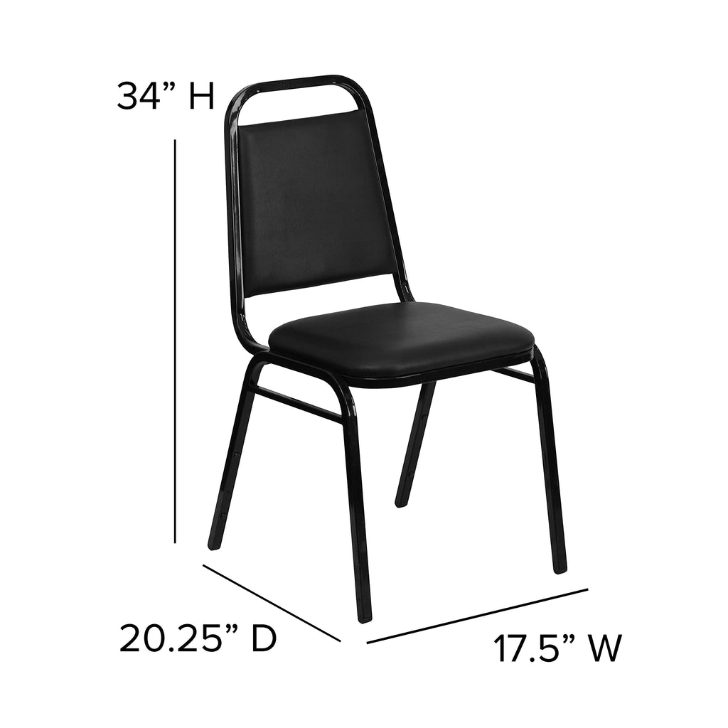 Black Stackable Banquet Chair W80355