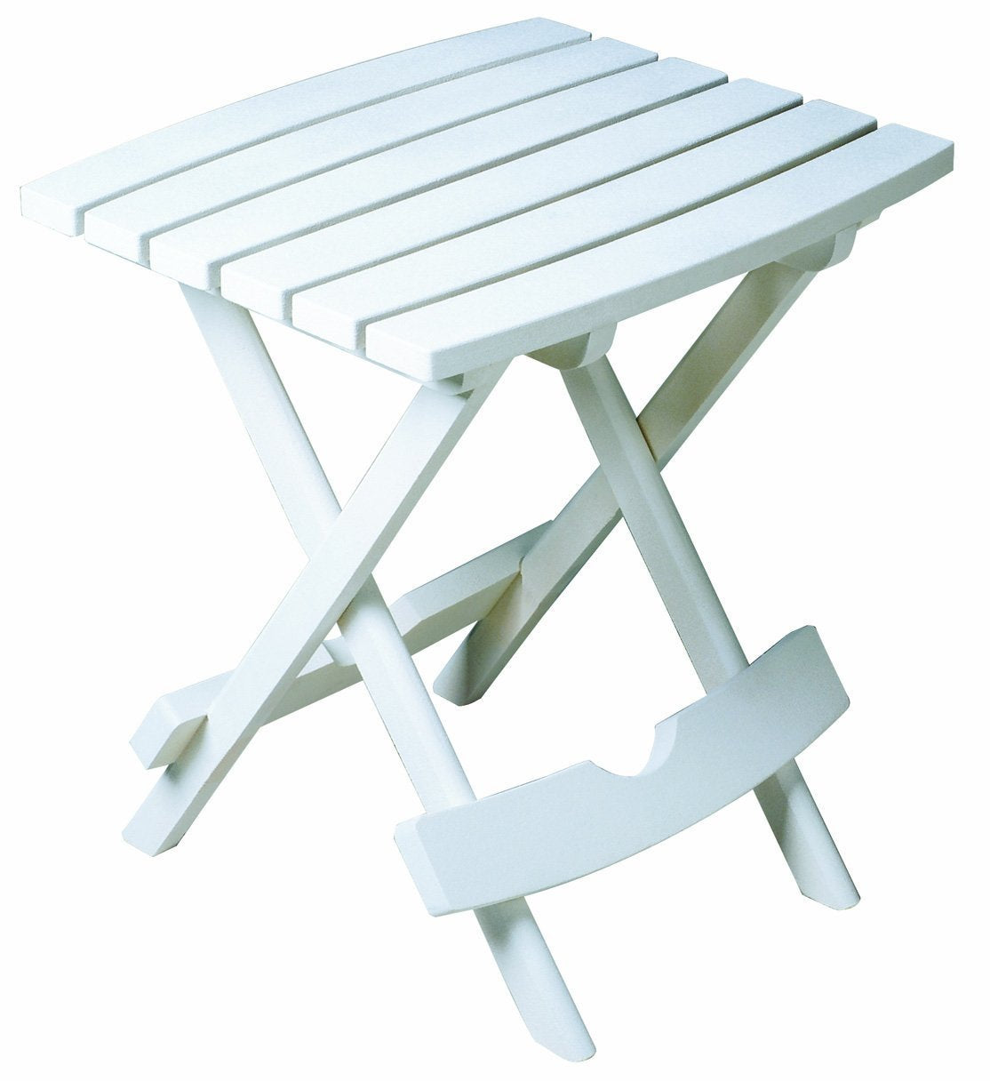 Plastic Quik-Fold Side Table White B4588