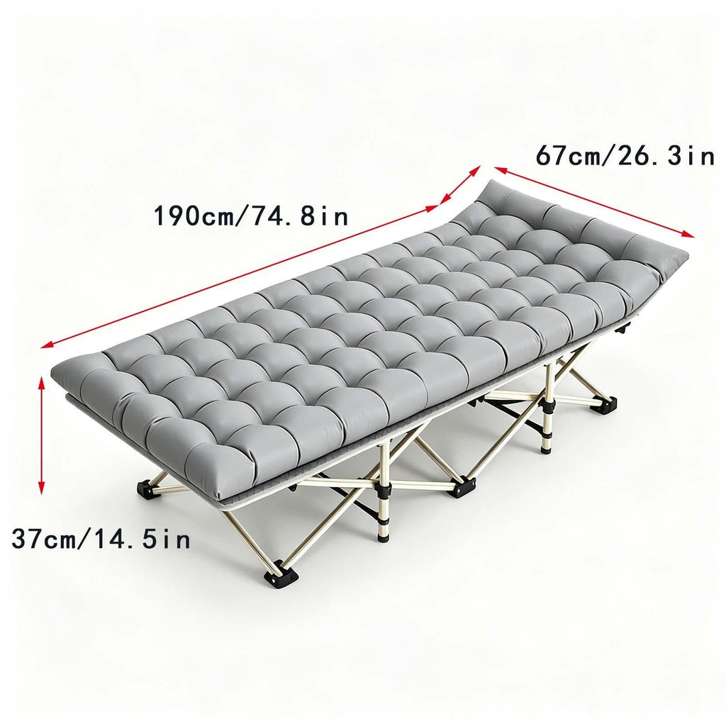 Foldable Sleeping Cot with Pad Q456