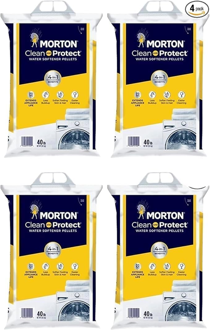 Water Softener Salt 4 Pack 160lbs G3227
