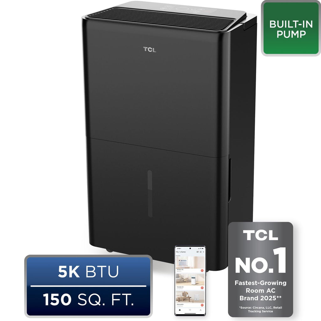 50-Pint Portable Smart Dehumidifier with Pump I633921