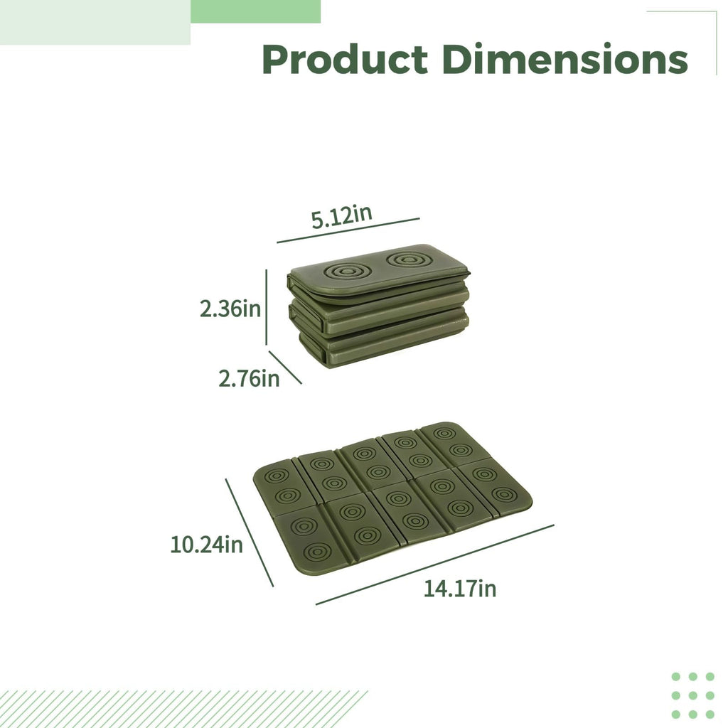 2 Pcs Waterproof Folding Foam Mats L81587