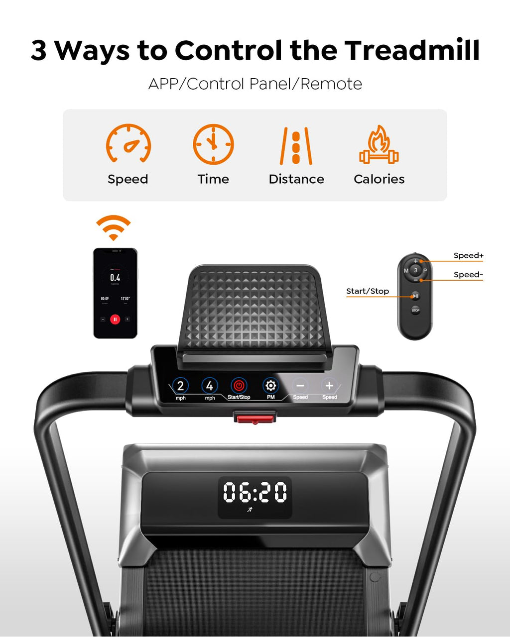 Foldable Treadmill with Incline I94455