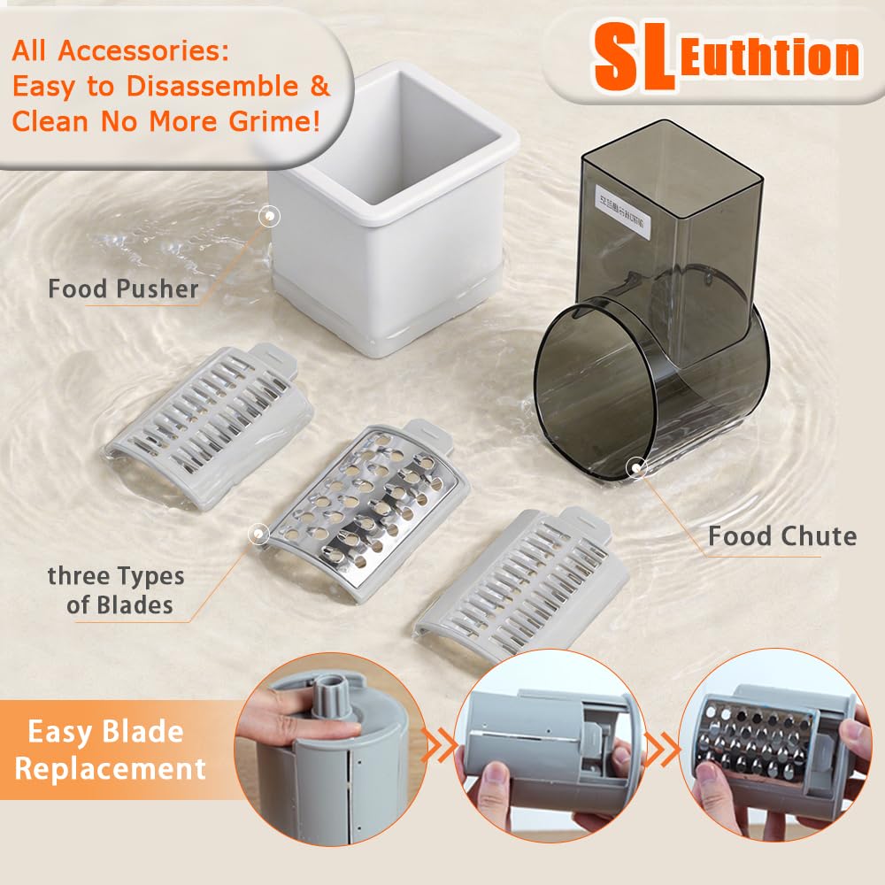 Cordless Electric Vegetable Slicer Chopper & Cheese Grater Y423
