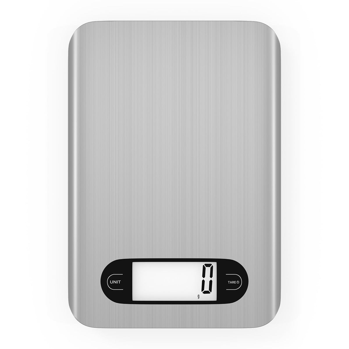 Digital Kitchen Scale 17 Pounds Capacity Stainless Steel W2188