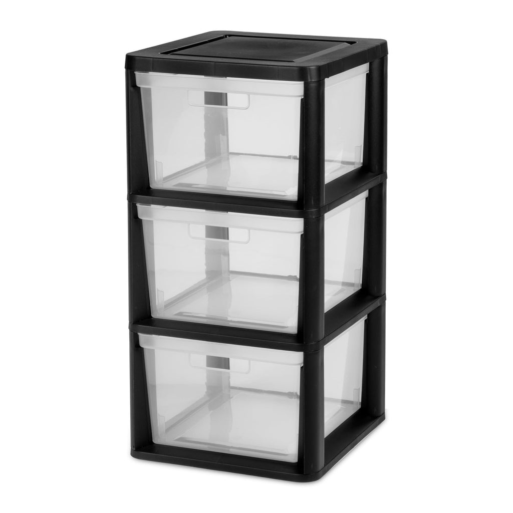 3-Drawer Plastic Storage Tower W68244