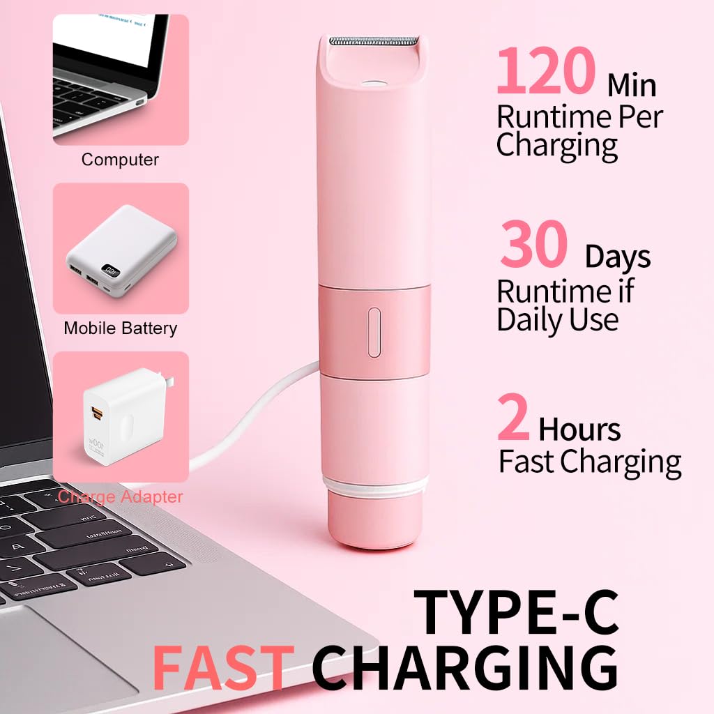 Pink 2 in 1 Bikini Trimmer O3322