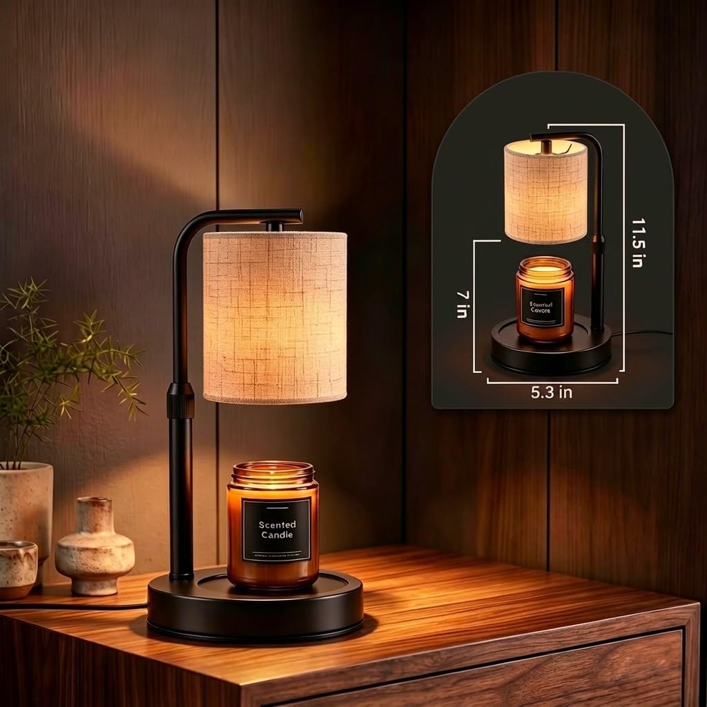 Dimmable Candle Warmer Lamp with Timer P14575