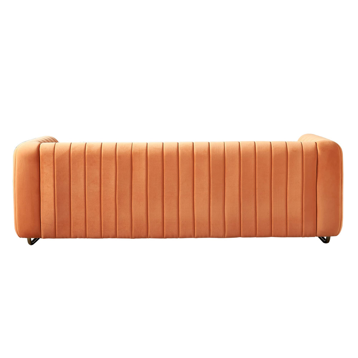 Orange Velvet 84 Inch 3-Seater Sofa G6601