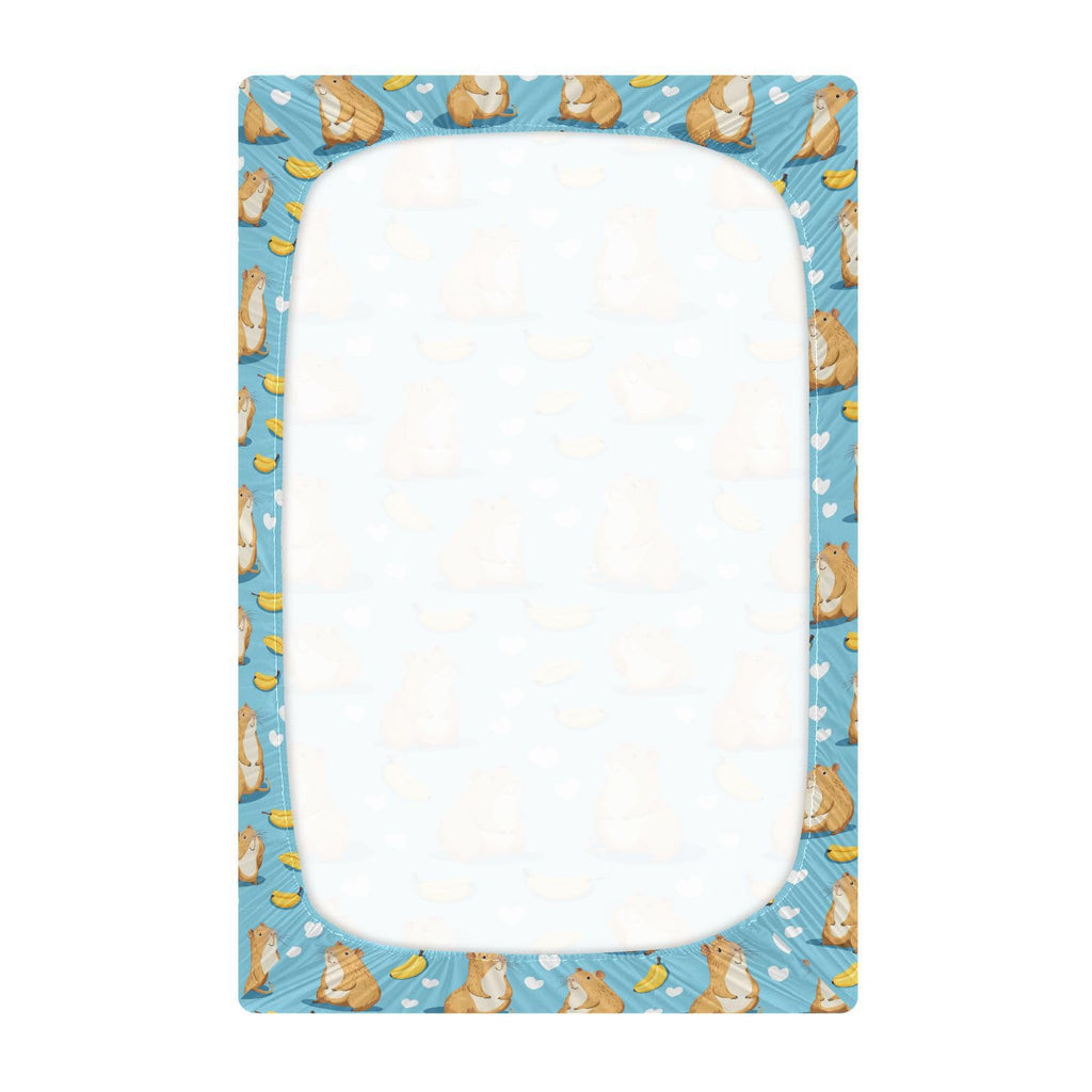Soft Breathable Microfiber Fitted Crib Sheet, Standard Size 28in x 52in S5494