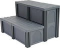 27" 2-Step Hot Tub Steps with Storage K1053