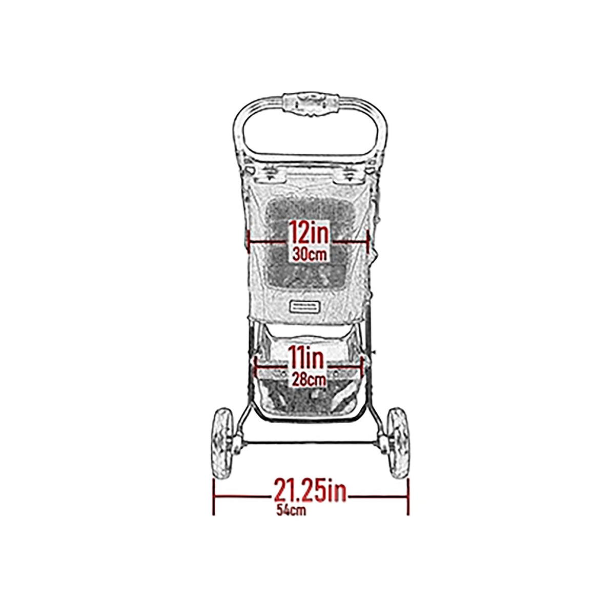 3 Wheel Pet Stroller K32374