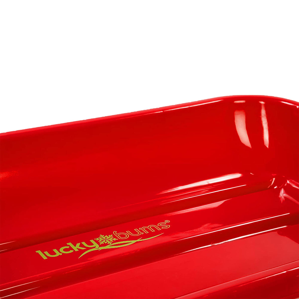 48 Inch Plastic Snow Toboggan Sled with Pull Rope S240526