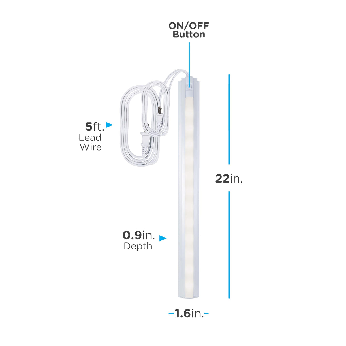 22 Inch LED Under Cabinet Light Fixture H699