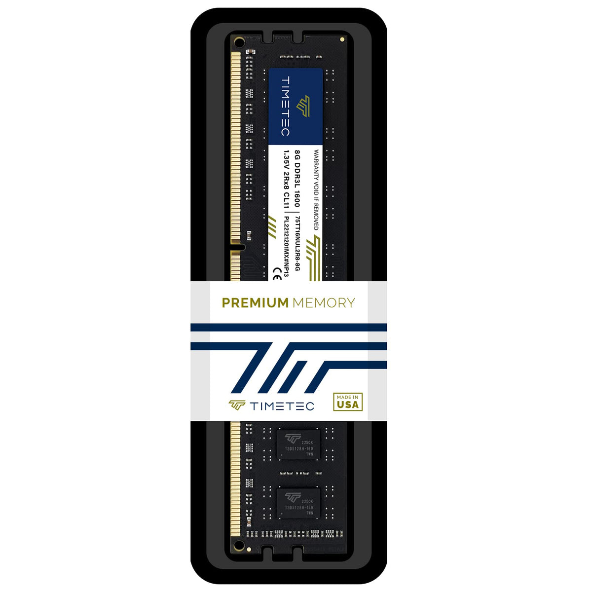 8GB DDR3L DDR3 1600MHz Non-ECC Unbuffered 240 Pin UDIMM Desktop Memory RAM Module K83532