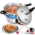 4.23 Quart Aluminum Stovetop Pressure Cooker Q603
