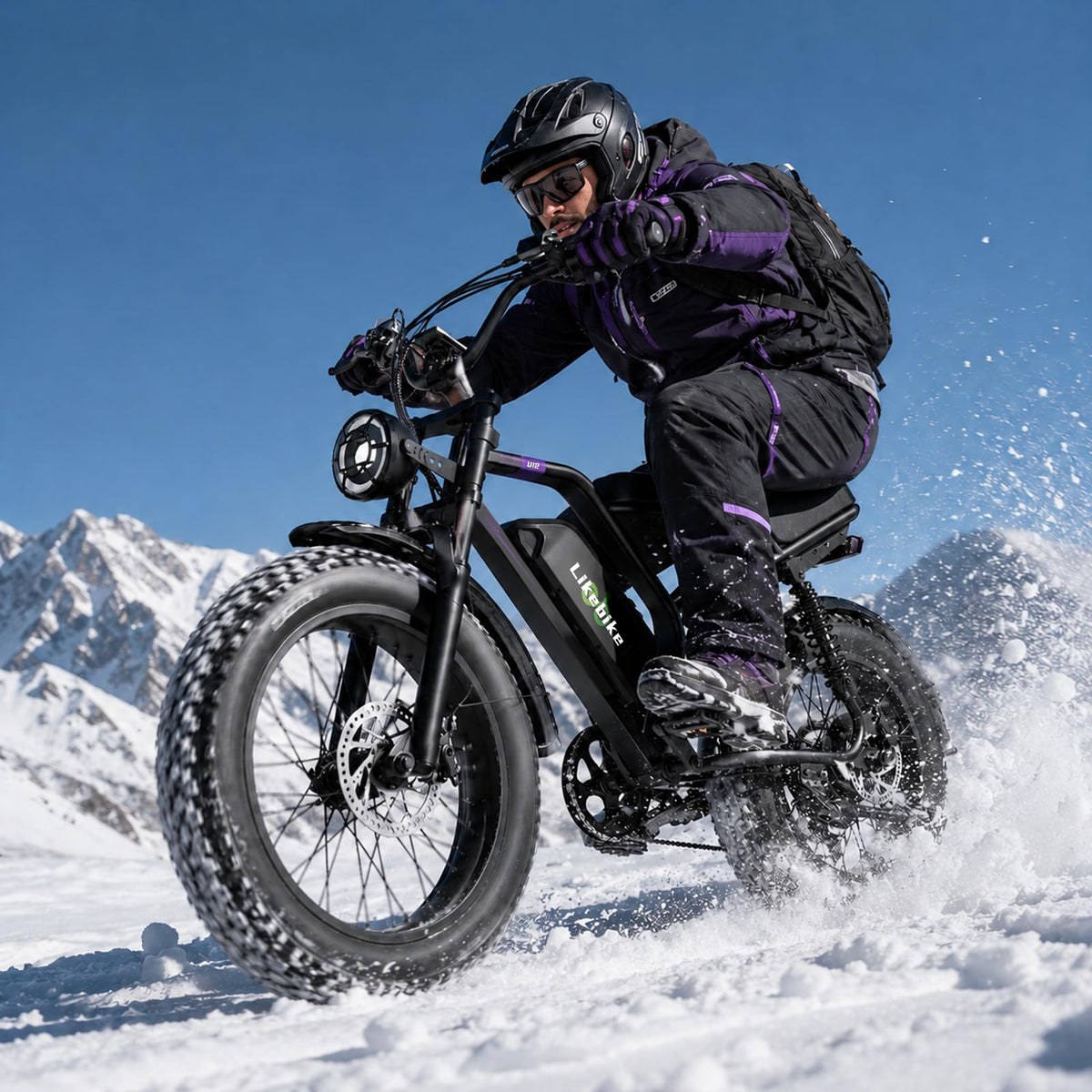 1500W 80 Miles 48V 20AH Electric Bike B190