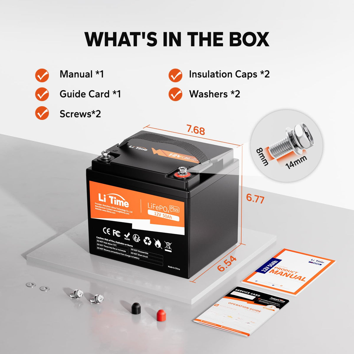 12V 50Ah Lithium Battery G927
