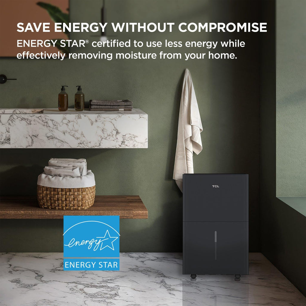 50-Pint Portable Smart Dehumidifier with Pump I633921