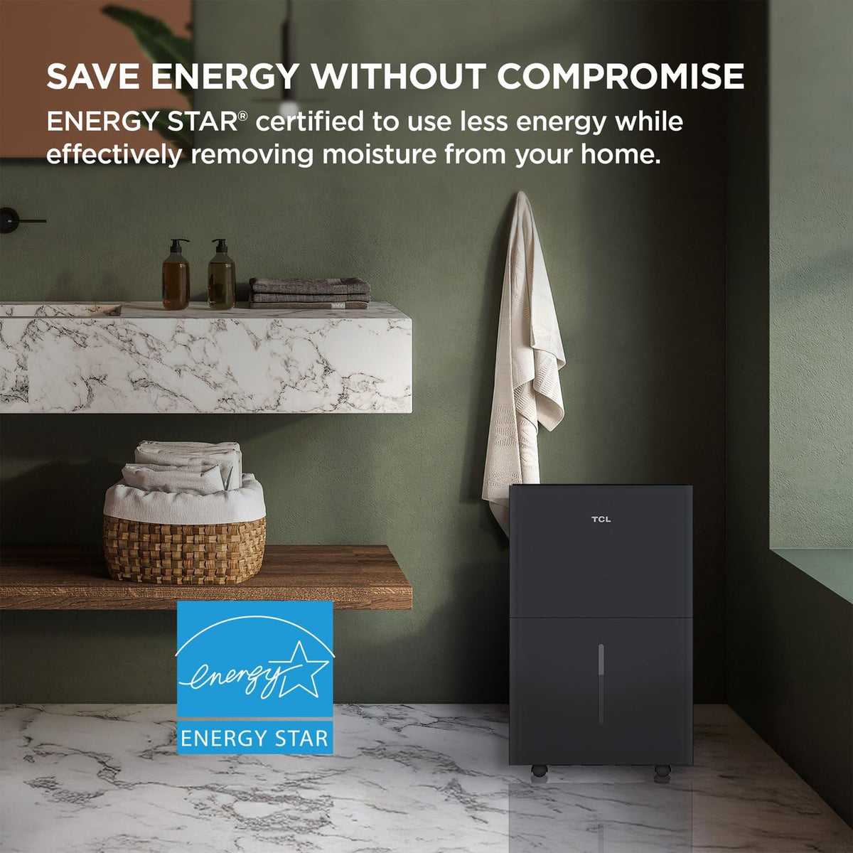 50-Pint Portable Smart Dehumidifier with Pump I633921