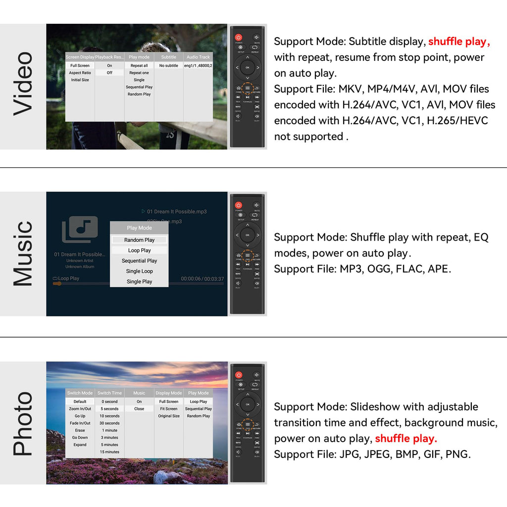 Mini 1080p HDMI Media Player C945