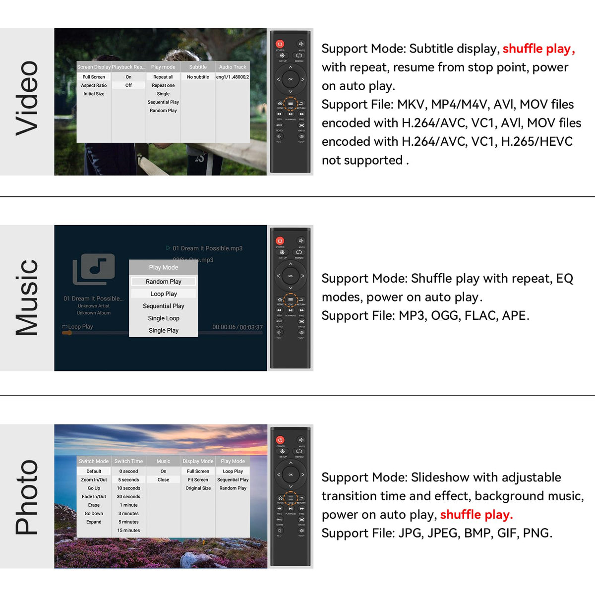 Mini 1080p HDMI Media Player C945