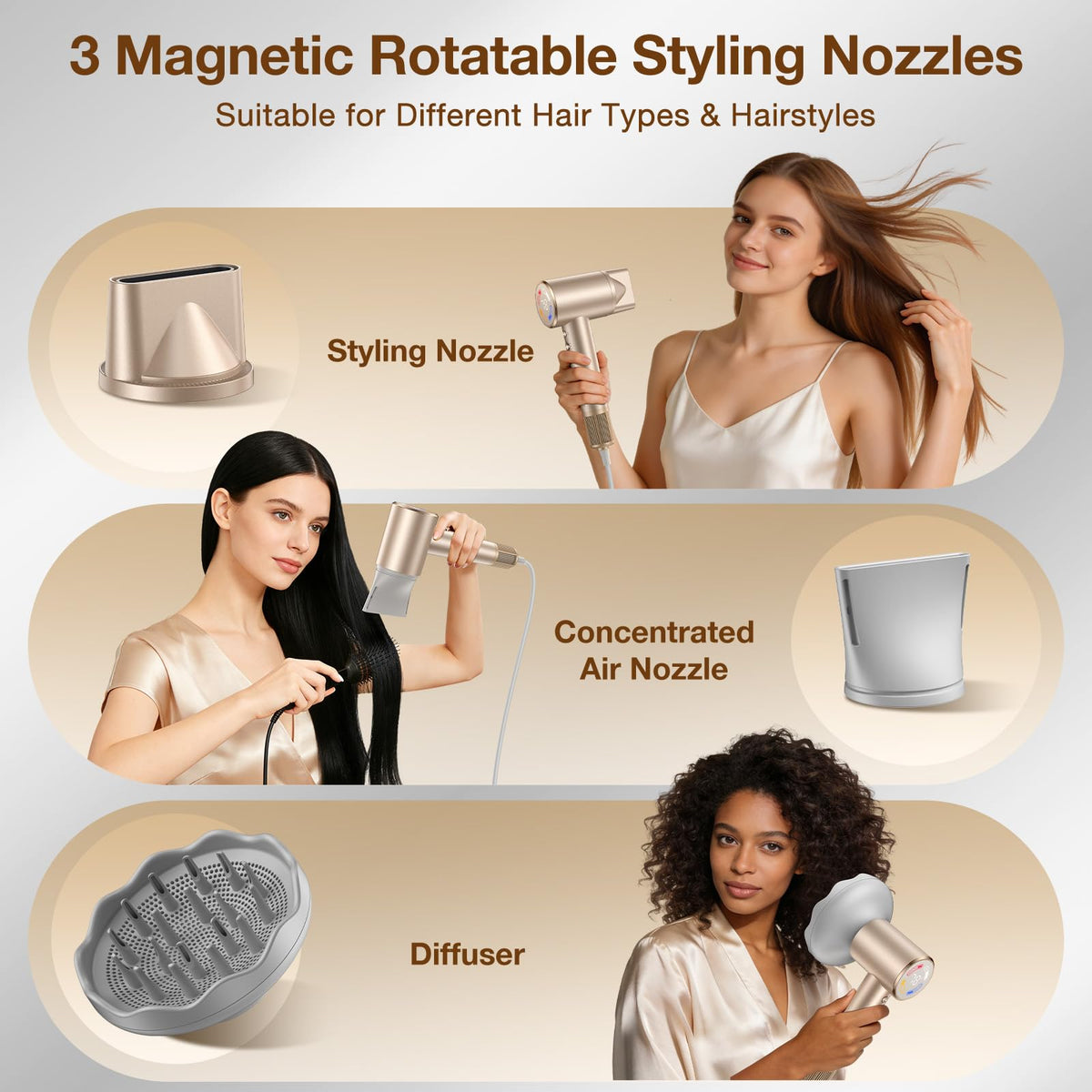 1400W Hair Dryer with Diffuser U786