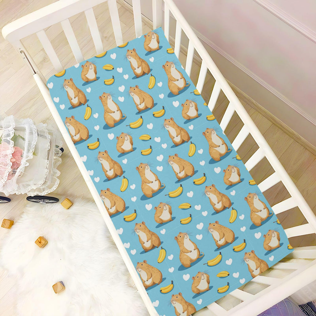 Soft Breathable Microfiber Fitted Crib Sheet, Standard Size 28in x 52in S5494