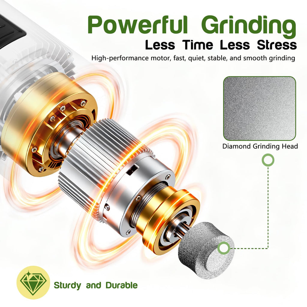 4-Speed Rechargeable Quiet Electric Dog Nail Grinder B963837