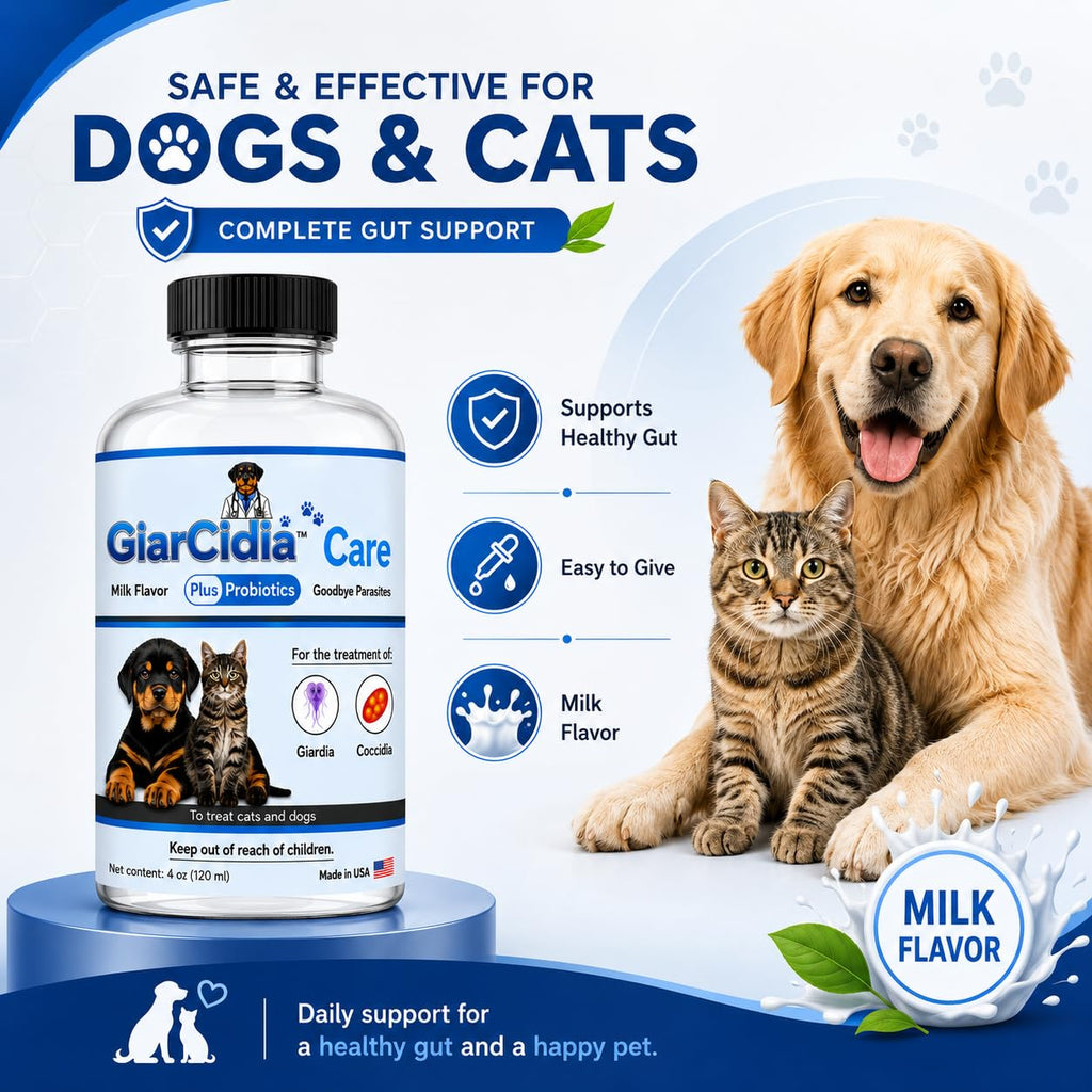 Milk Flavor Dewormer for Cats & Dogs 120ml with Dropper Y4322