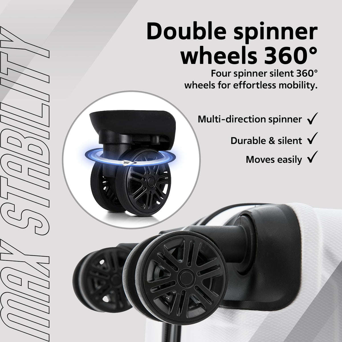 20-Inch Hardside Spinner Luggage T1609