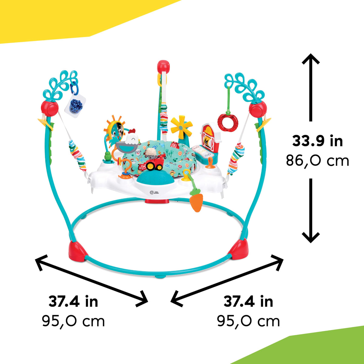 2-in-1 Baby Jumper Activity Center with Lights & Sounds N333