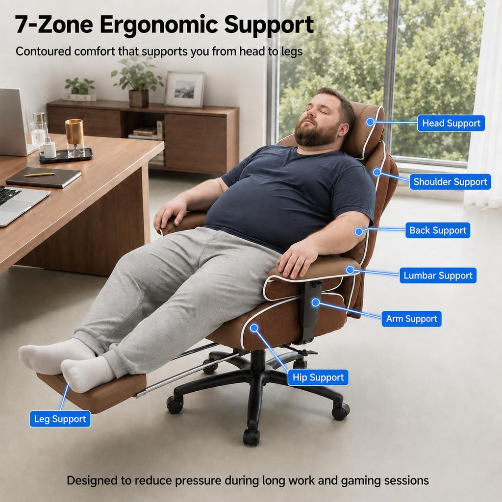 Big and Tall Office Chair with Lumbar Support L196643