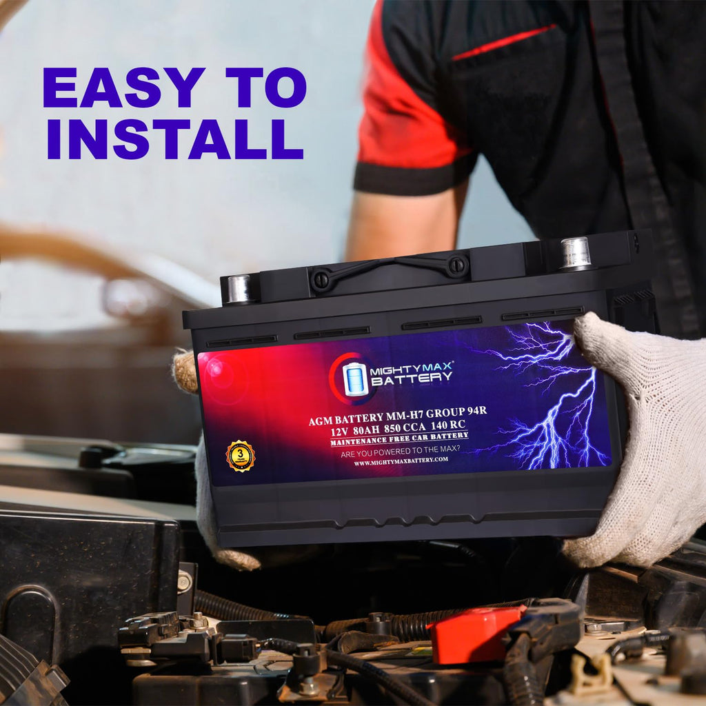 12V 80AH 850 CCA Replacement Battery L901143