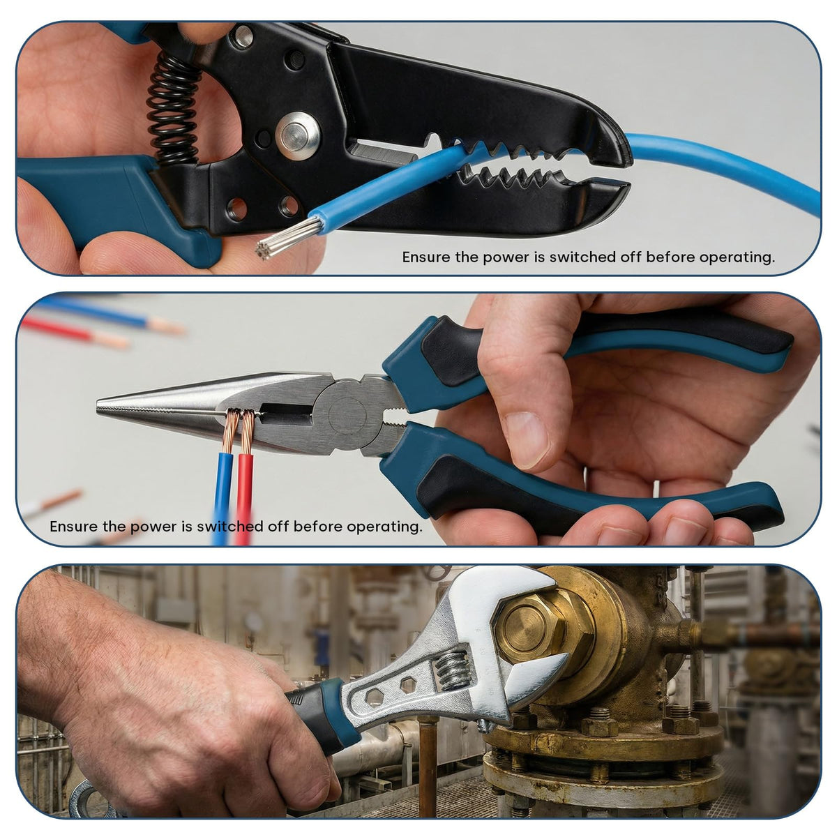 220 Pieces Blue Tool Set with Molded Storage Case A974181