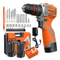 16.8V Brushless Cordless Drill Set with 2 Batteries D6204