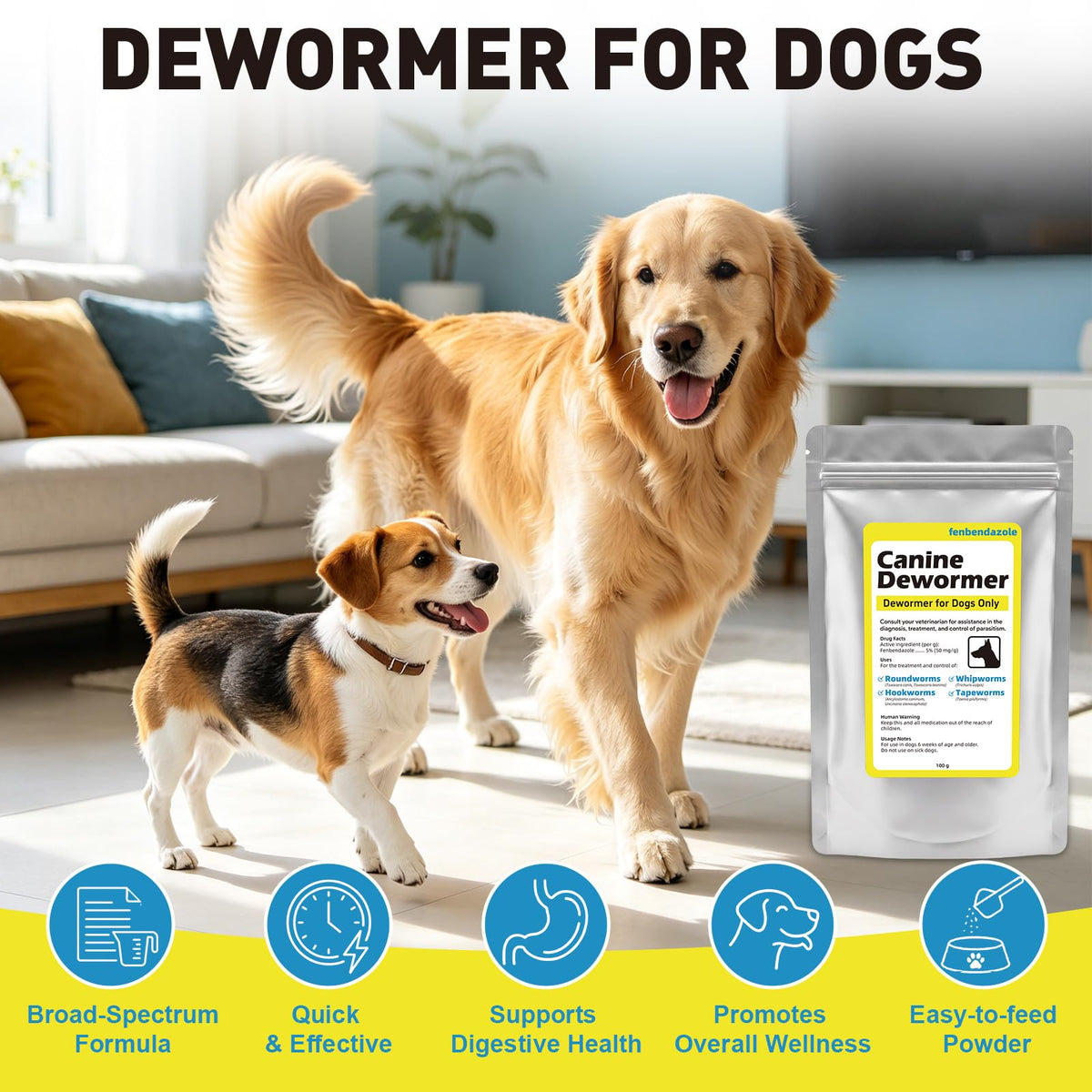 Dewormer for Dogs 100g T262897