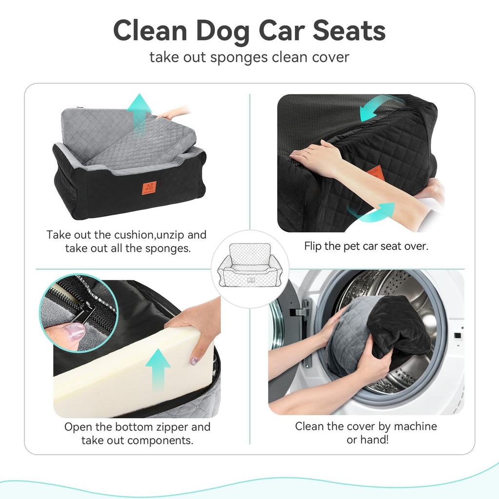Dog Car Seat for Large/Medium Dogs Up to 55 lbs F401984
