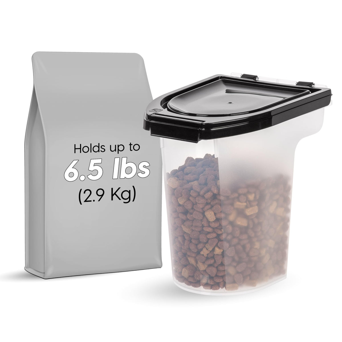 Black Dog Food Storage Container M712